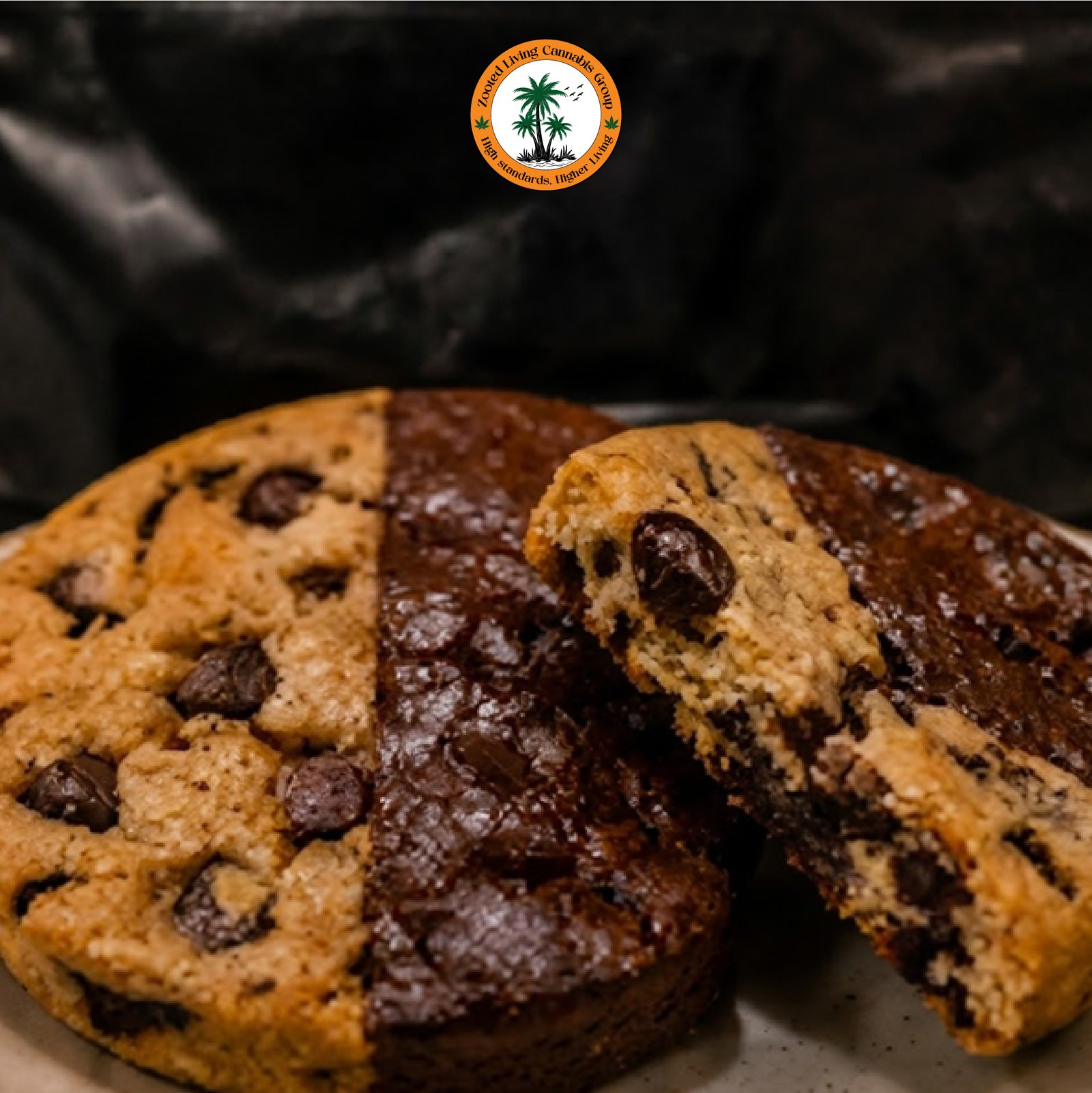0-12 Half Cookie Half Brownie (crownies) - Image 1