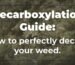 how to decarb weed
